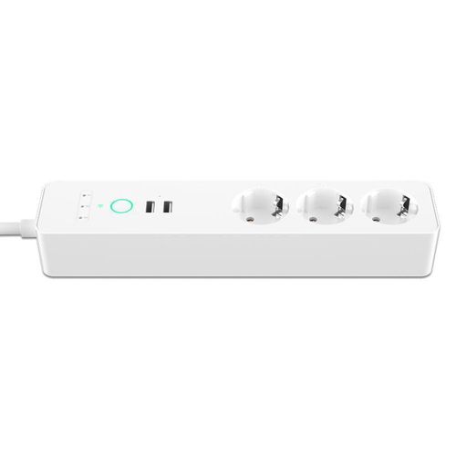 Qnect Wifi Slimme 3v Stopcontact 2usb Wit